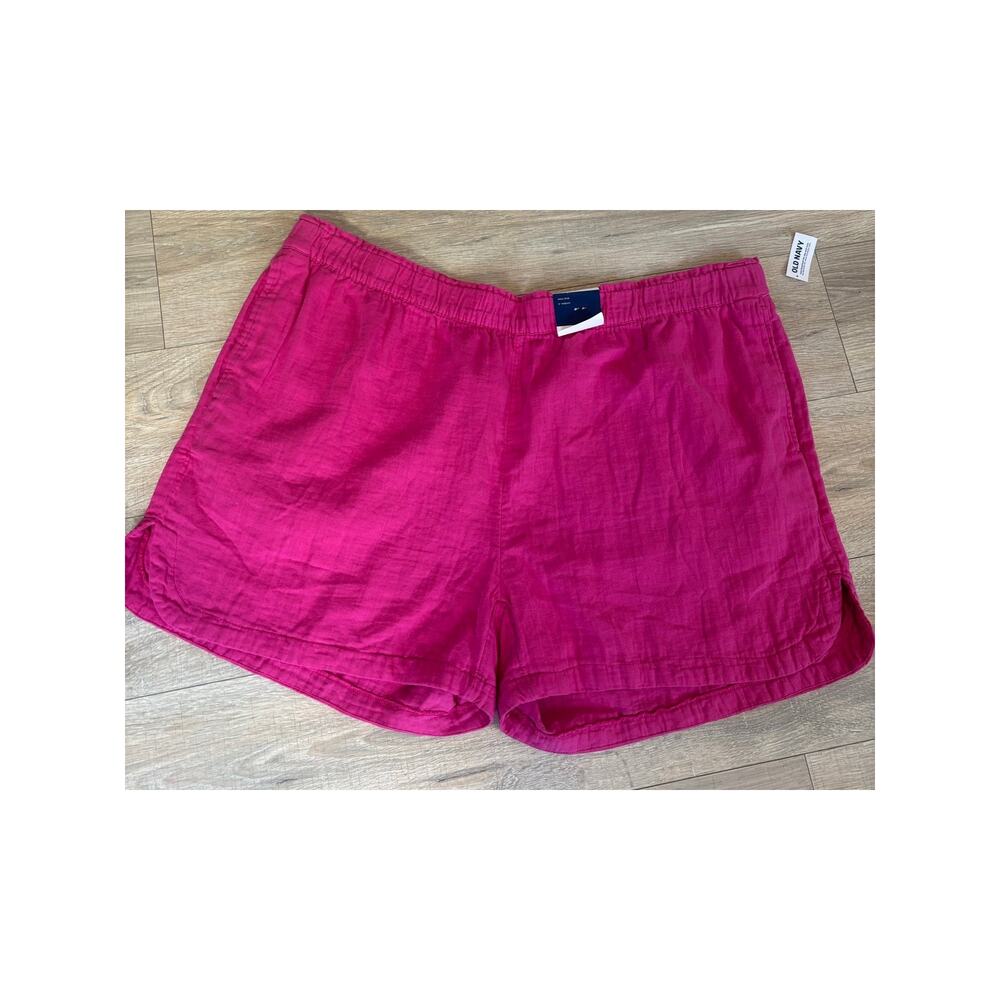NWT Old Navy Cotton Gauze Pink Shorts 3XL